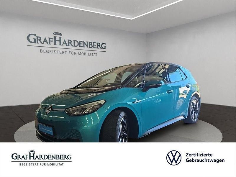 Blau Gebraucht 2021 VW ID.3 Pro Performance Kleinwagen | 21.888 € (Fairer Preis) - Bild 1/4
