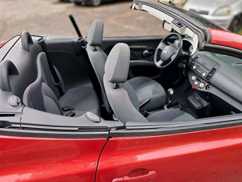 Rot Gebraucht 2006 Nissan Micra C+C Cabrio | 2.600 € (Fairer Preis) - Bild 1/4