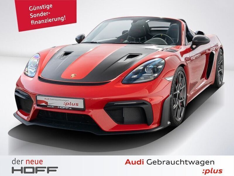 Rot Gebraucht 2024 Porsche 718 Spyder Cabrio | 162.775 € (Fairer Preis) - Bild 1/4