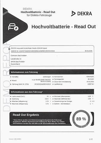 Gebraucht VW e-up! United 61 kW (83 PS) 2021 Kleinwagen