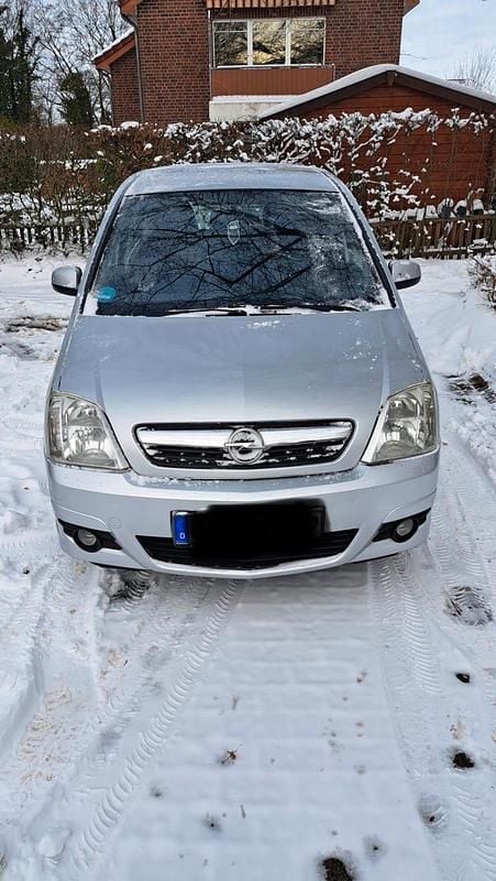 Silber Gebraucht 2006 Opel Meriva Van / Kleinbus | 650 € (Superpreis) - Bild 1/4