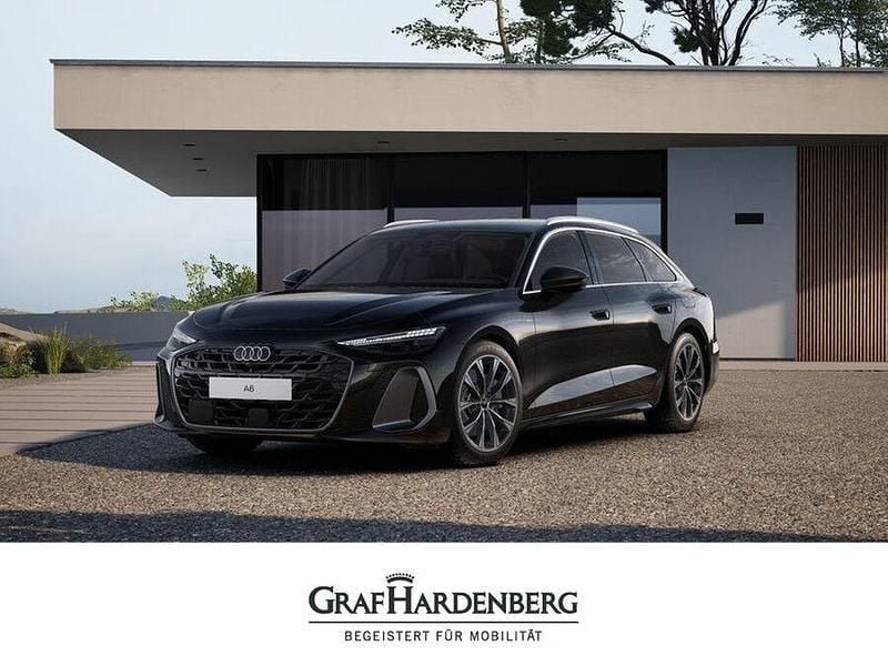 Mythosschwarz metallic Neu 2025 Audi A6 Sport Kombi | 66.444 € (Superpreis) - Bild 1/4