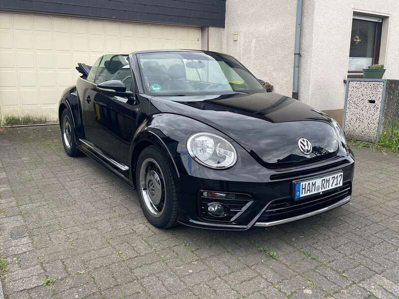 Schwarz Gebraucht 2017 VW Beetle R-line Cabrio | 27.900 € (Teuer) - Bild 1/4