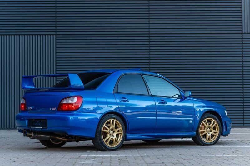 Gebraucht Subaru Impreza 280 PS (205 kW) 2001 Blau Limousine