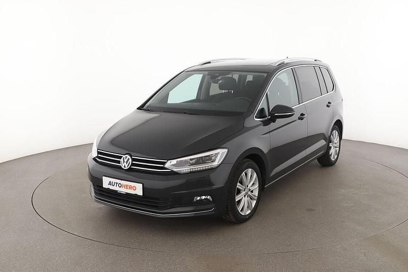 Grau Gebraucht 2018 VW Touran Highline Van / Kleinbus | 18.600 € (Superpreis) - Bild 1/3