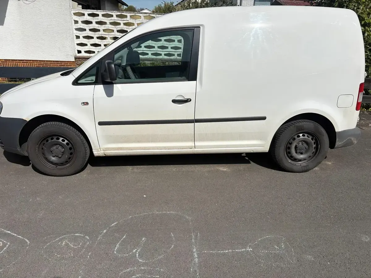 Gebraucht VW Caddy 69 PS (50 kW) 2008 Weiß Van / Kleinbus