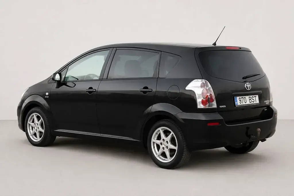 Gebraucht Toyota Corolla Verso Sol 177 PS (130 kW) 2007 Schwarz Van / Kleinbus