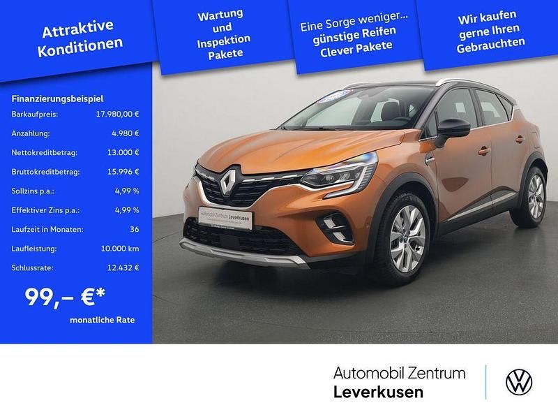 Orange (metallic) Gebraucht 2021 Renault Captur Intens SUV | 17.980 € (Guter Preis) - Bild 1/4