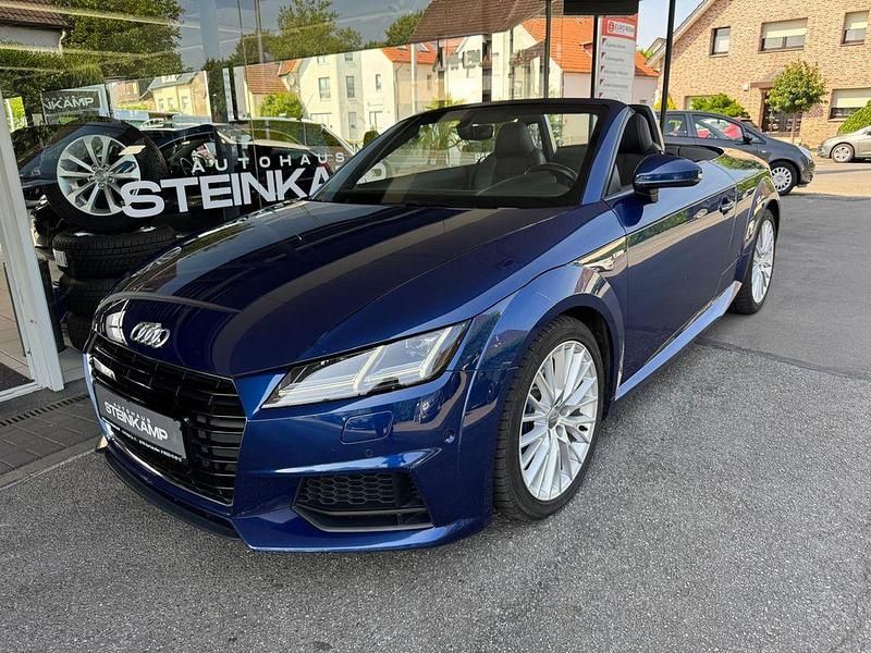 Blau Gebraucht 2016 Audi TT Roadster S-Line Cabrio | 19.490 € (Fairer Preis) - Bild 1/4