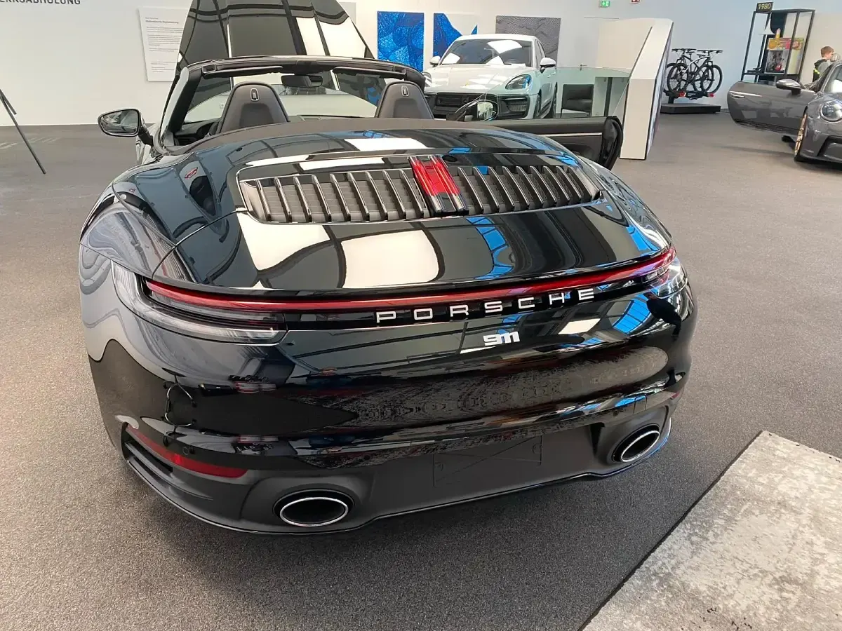 Brugt Porsche 992 385 HK (283 kW) 2022 Sort Cabriolet