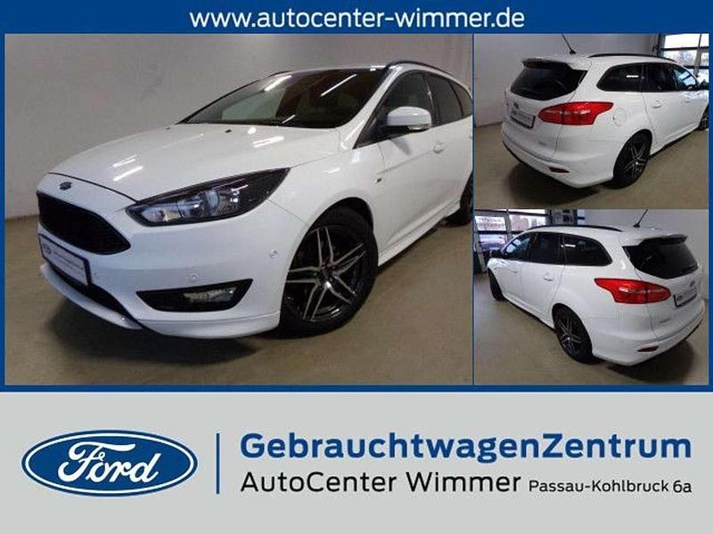 Weiß Gebraucht 2018 Ford Focus ST-Line Kombi | 12.950 € (Etwas zu teuer) - Bild 1/4