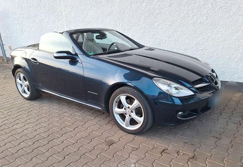 Gebraucht Mercedes SLK200 163 PS (119 kW) 2004 Blau Cabrio