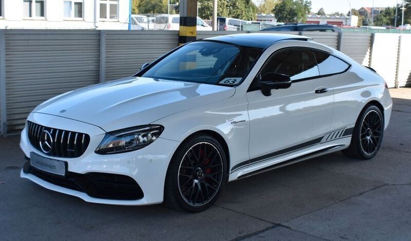 Weiß Gebraucht 2019 Mercedes C63S AMG AMG Coupé | 57.899 € (Superpreis) - Bild 1/4