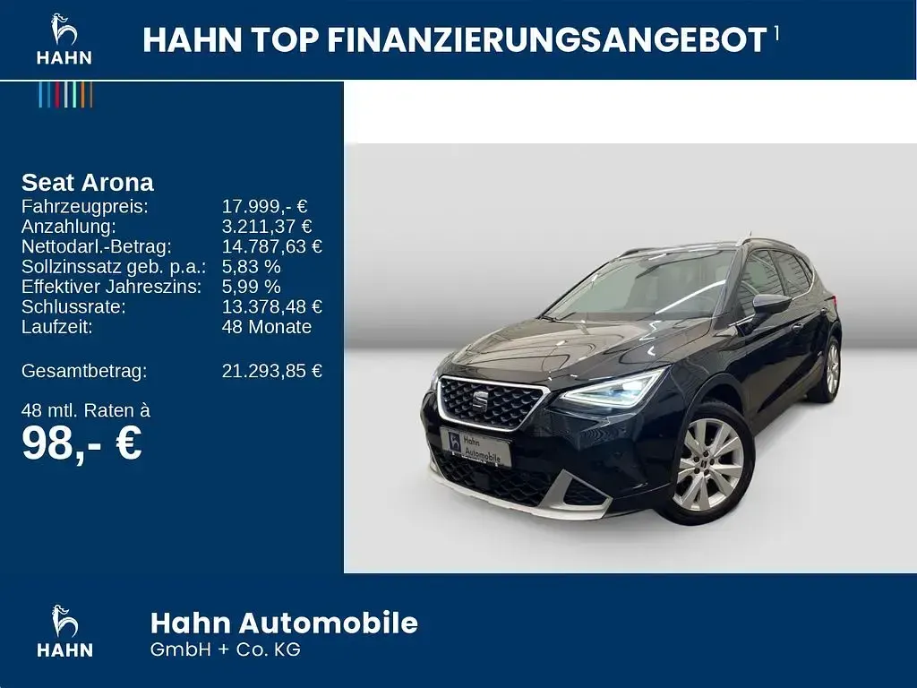 Gebraucht Seat Arona Xperience 110 PS (80 kW) 2024 Mitternachtsschwarz SUV