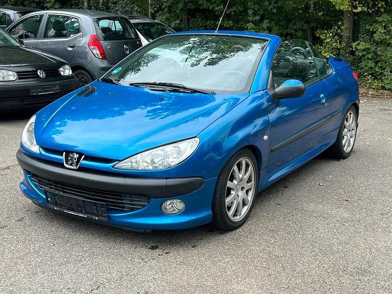Blau Gebraucht 2001 Peugeot 206 CC Cabrio | 990 € (Guter Preis) - Bild 1/4