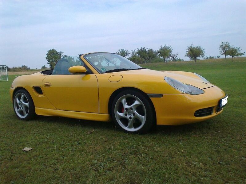 Gebraucht Porsche 986 Boxster 252 PS (185 kW) 2002 Gelb Cabrio