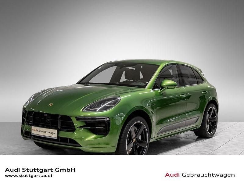Grün metallic Gebraucht 2020 Porsche Macan Turbo SUV | 64.940 € (Superpreis) - Bild 1/4