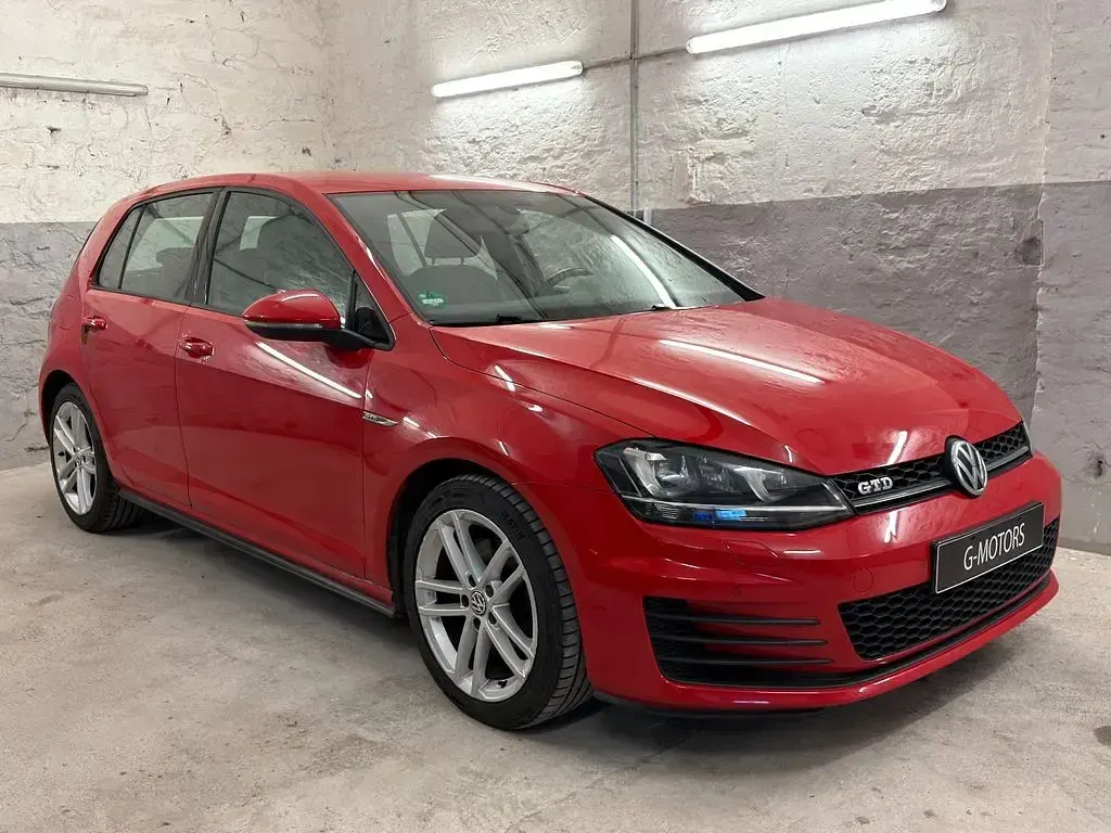 Gebraucht VW Golf VII GTD 184 PS (135 kW) 2013 Rot Limousine