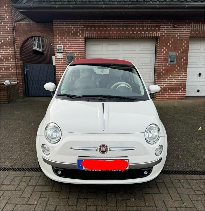 Beige Gebraucht 2013 Fiat 500C Lounge Cabrio | 6.749 € (Guter Preis) - Bild 1/4