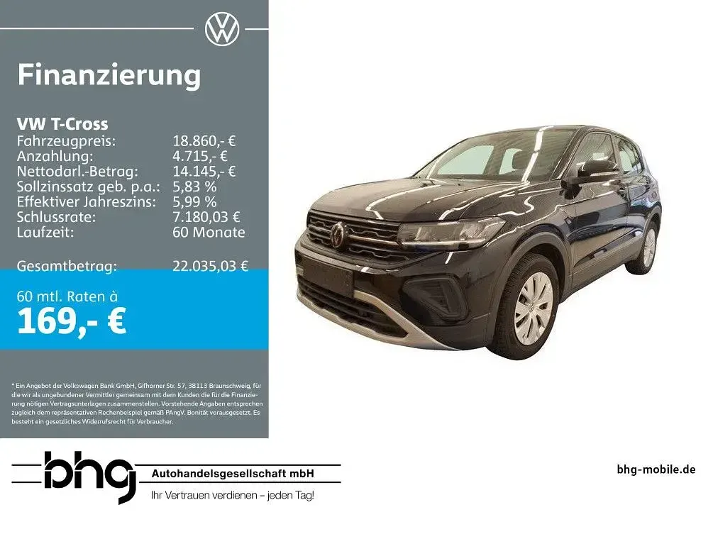 Gebraucht VW T-Cross 95 PS (69 kW) 2025 SUV