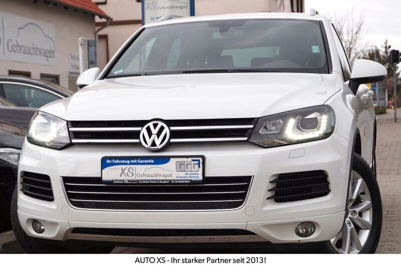 Pure white Gebraucht 2012 VW Touareg SUV | 10.990 € (Superpreis) - Bild 1/4