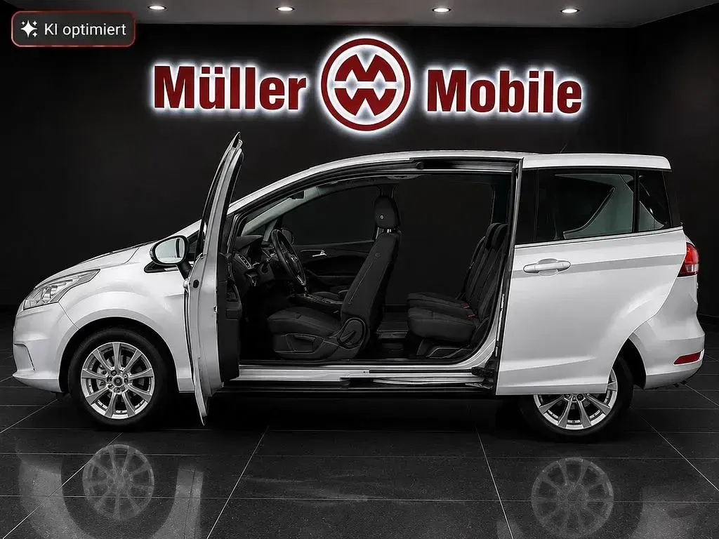 Gebraucht Ford B-MAX Titanium 105 PS (77 kW) 2015 Polarsilber metallic Van / Kleinbus