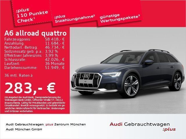 Firmamentblau metallic Gebraucht 2024 Audi A6 Allroad Ambiente Kombi | 60.452 € (Teuer) - Bild 1/2