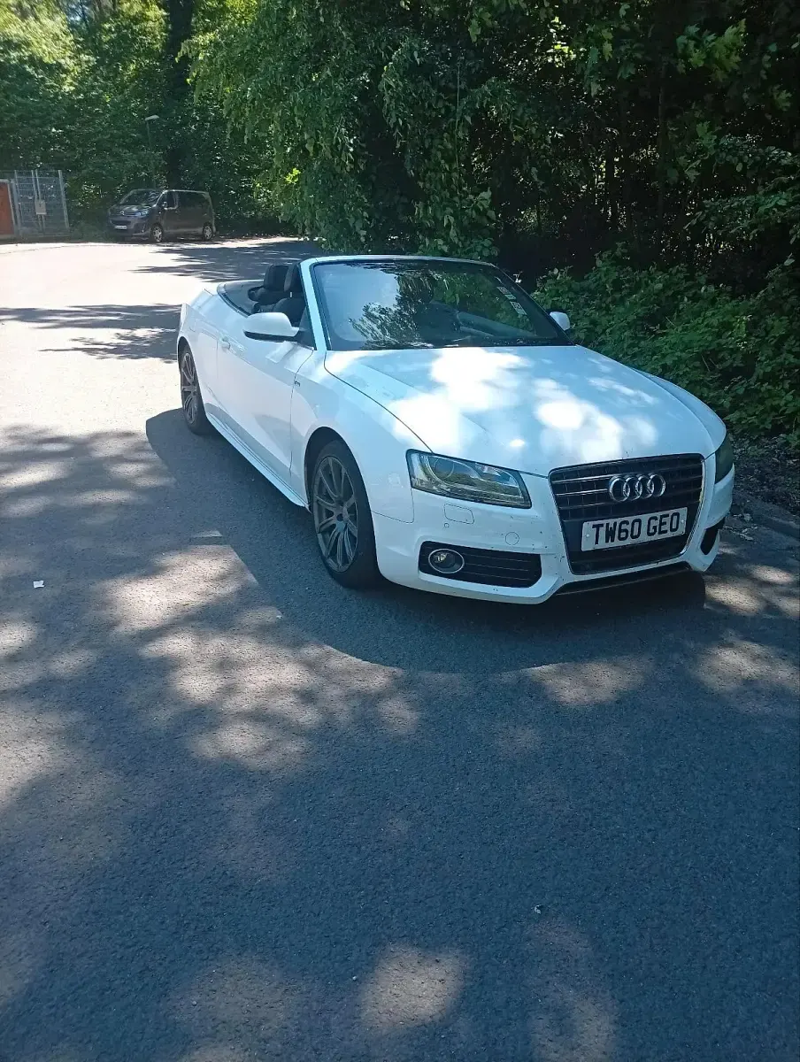 Gebraucht Audi A5 Cabriolet S-Line 240 PS (176 kW) 2010 Weiß Cabrio