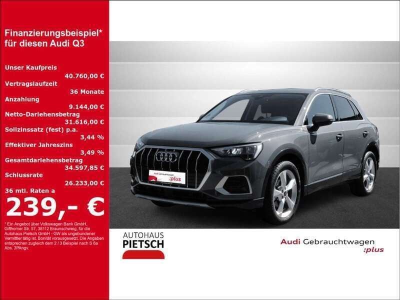 Grau Gebraucht 2024 Audi Q3 Advanced SUV | 40.760 € (Fairer Preis) - Bild 1/4