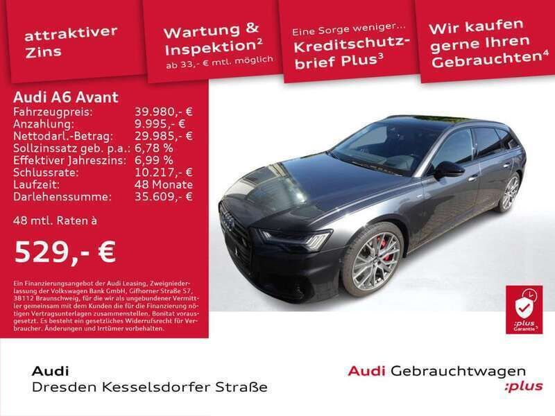 Daytonagrau perleffekt Gebraucht 2020 Audi A6 Ambiente Kombi | 39.980 € (Teuer) - Bild 1/4