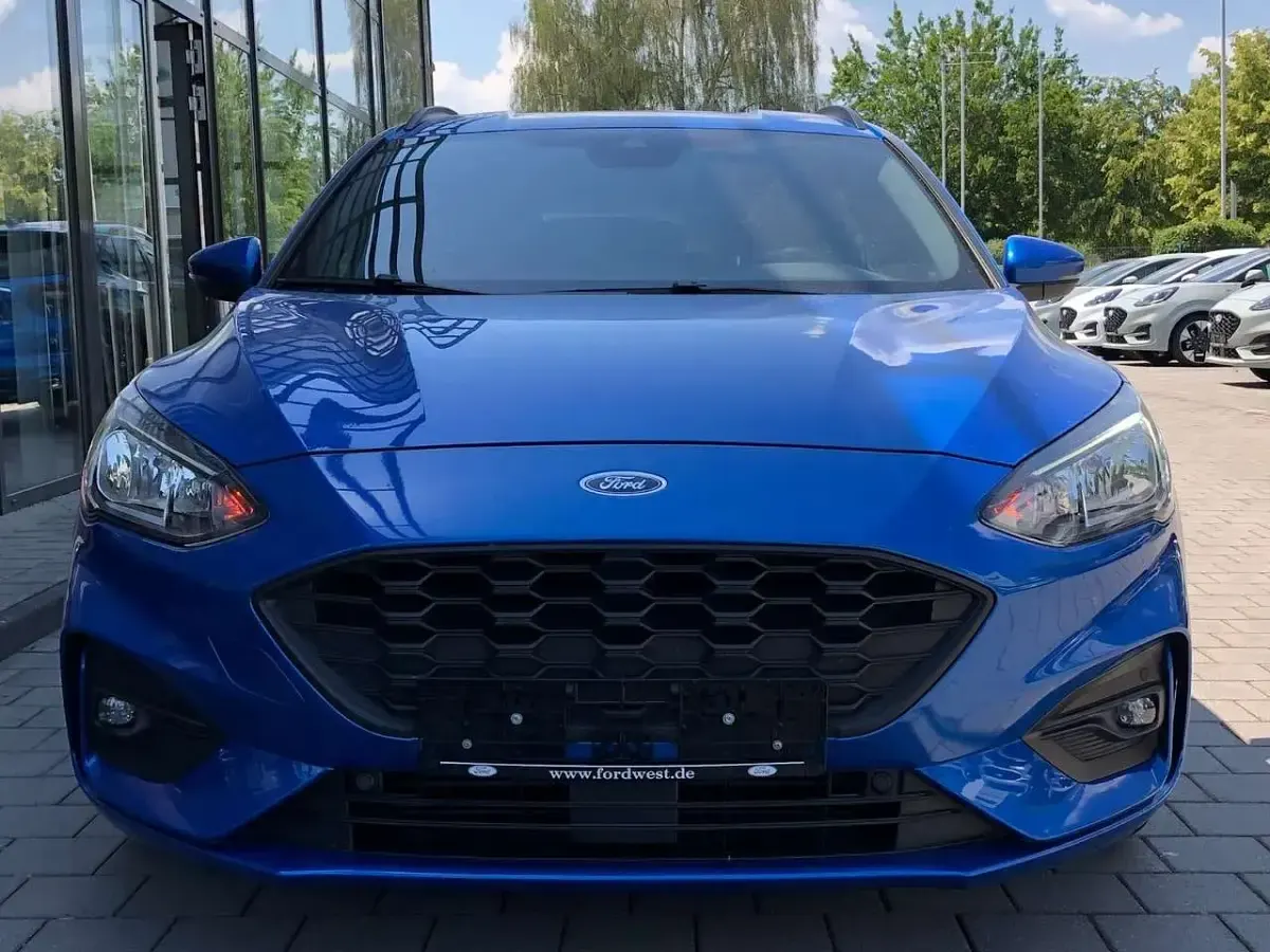 Gebraucht Ford Focus ST-Line 125 PS (91 kW) 2019 Blau Kombi