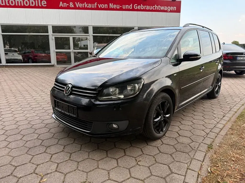 Gebraucht VW Touran Comfortline 105 PS (77 kW) 2012 Schwarz Van / Kleinbus