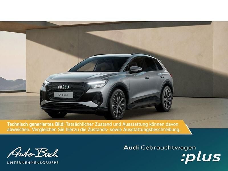 Grau (taifungrau metallic) Gebraucht 2024 Audi Q4 e-tron S-Line SUV | 45.110 € (Guter Preis) - Bild 1/4