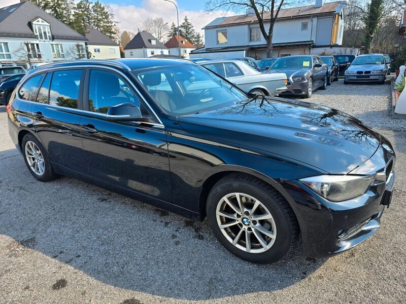 Schwarz Gebraucht 2014 BMW 316 Kombi | 7.290 € (Guter Preis) - Bild 1/4