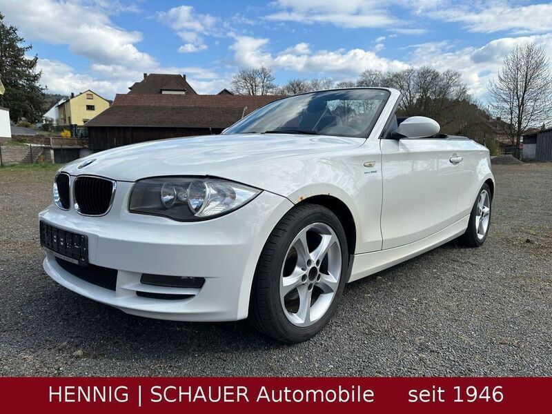 Alpinweiß 3 Gebraucht 2008 BMW 118 Cabriolet Cabrio | 5.995 € (Fairer Preis) - Bild 1/4