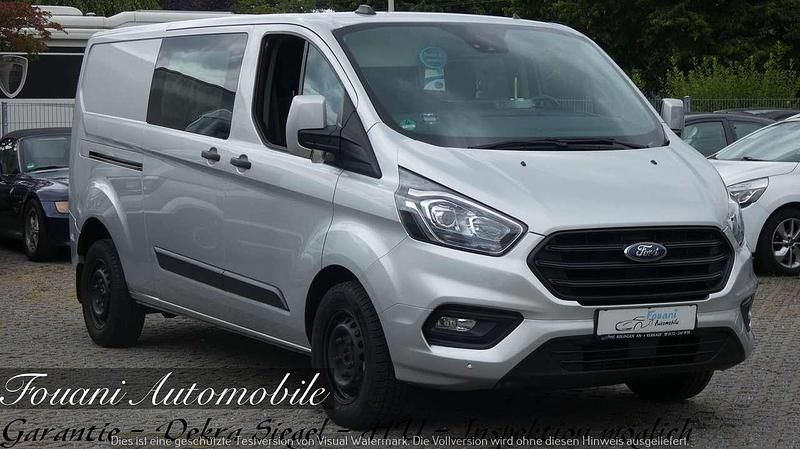 Polarsilber metallic Gebraucht 2021 Ford Transit Custom Trend Van / Kleinbus | 18.301 € (Superpreis) - Bild 1/3