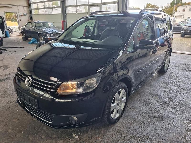 Gebraucht VW Touran Comfortline 105 PS (77 kW) 2012 Schwarz Van / Kleinbus