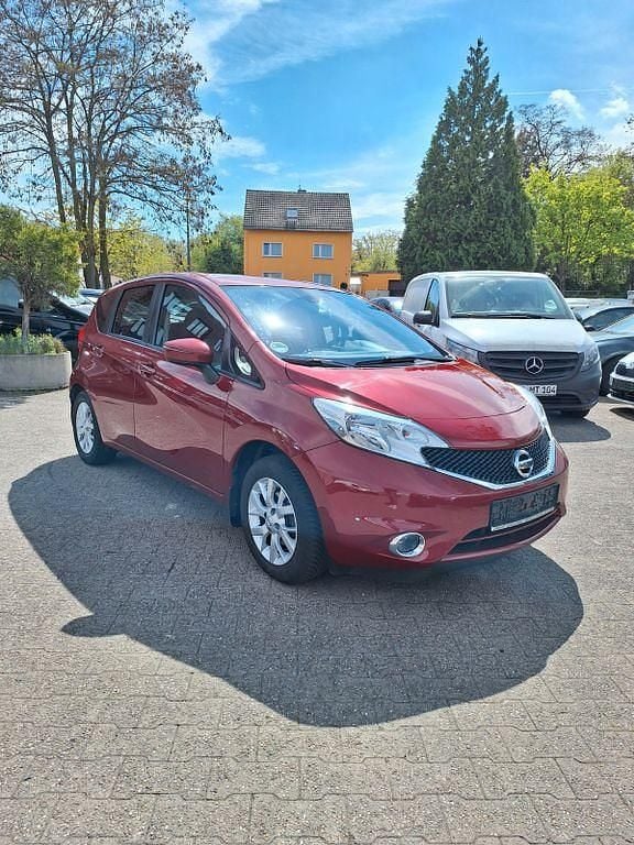 Second-hand Nissan Note Acenta 80 CP (58 kW) 2017 Roșu Hatchback