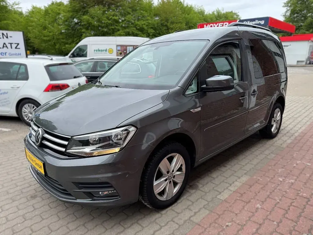 Second-hand VW Caddy Comfortline 125 CP (91 kW) 2018 Gri Monovolum