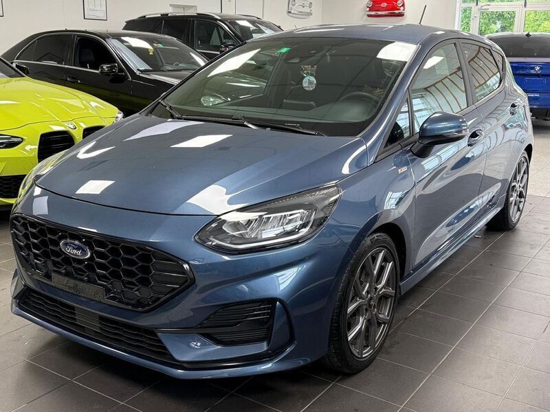 Blau Gebraucht 2023 Ford Fiesta ST-Line Kleinwagen | 21.419 € (Fairer Preis) - Bild 1/4