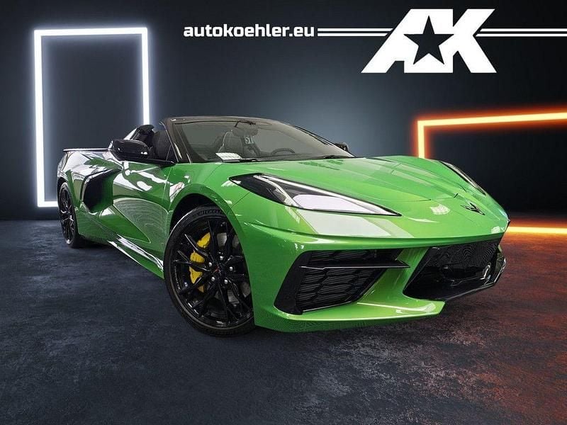 Neu Corvette C8 495 PS (364 kW) 2026 Grün Cabrio
