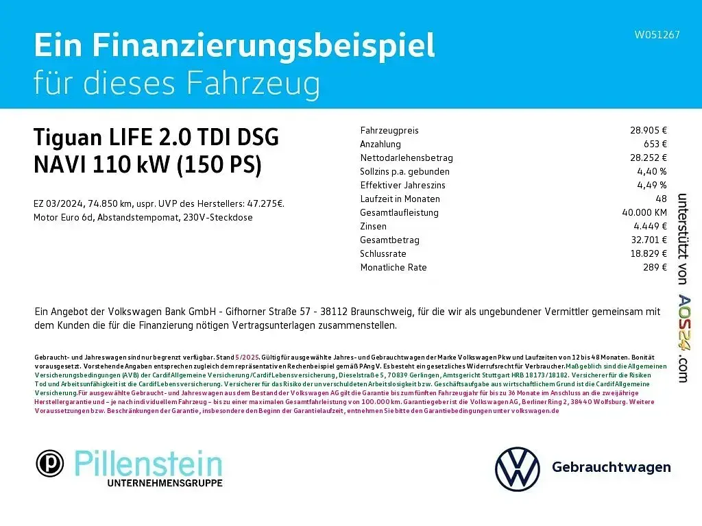 Second-hand VW Tiguan IQ Drive 150 CP (110 kW) 2024 Negru SUV