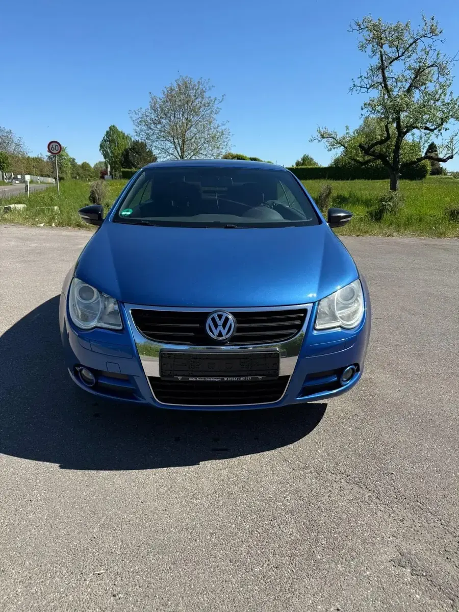 Brugt VW Eos 122 HK (89 kW) 2010 Blå Cabriolet