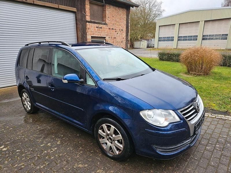Gebraucht VW Touran 102 PS (75 kW) 2008 Blau Van / Kleinbus