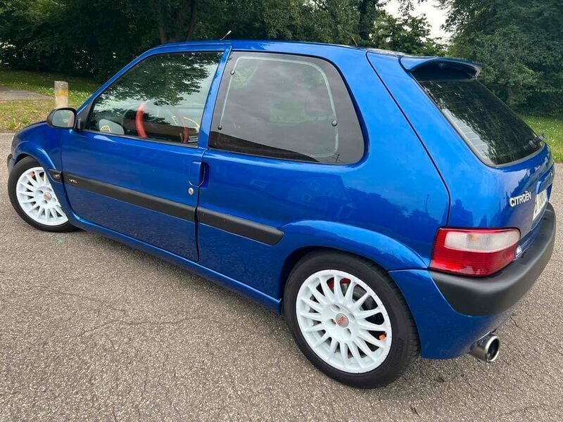 Gebraucht Citroën Saxo 118 PS (86 kW) 1998 Blau Kleinwagen