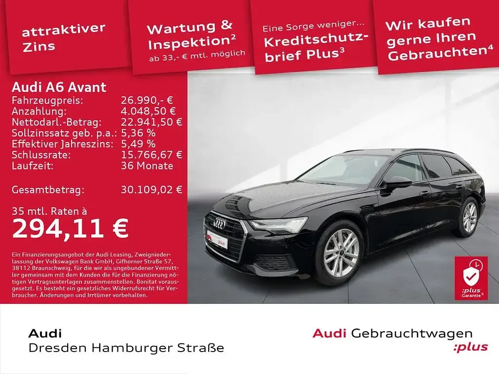 Gebraucht Audi A6 Performance 299 PS (219 kW) 2022 Brillantschwarz Kombi