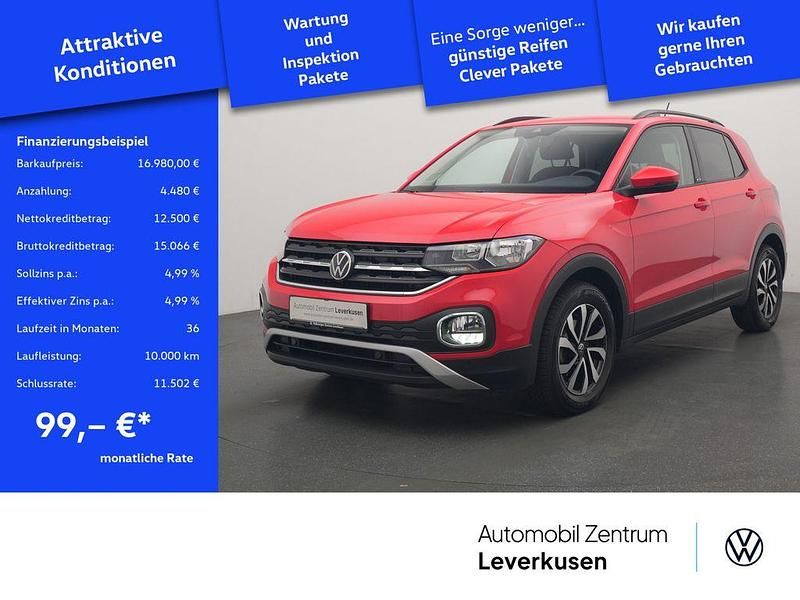 Flashrot Gebraucht 2021 VW T-Cross Active SUV | 16.980 € (Fairer Preis) - Bild 1/4