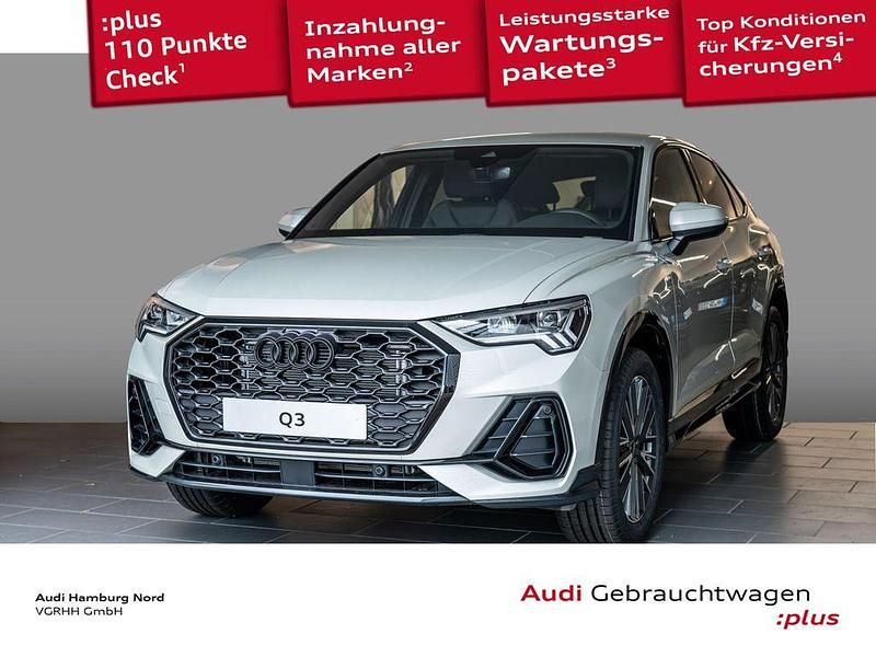 Tausilber metallic Gebraucht 2024 Audi Q3 Sportback S-Line SUV | 40.920 € (Fairer Preis) - Bild 1/3