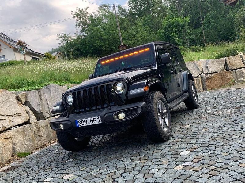 Schwarz Gebraucht 2019 Jeep Wrangler Sahara SUV | 38.500 € (Guter Preis) - Bild 1/4
