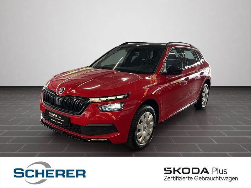 Rot met. Gebraucht 2021 Skoda Kamiq Monte Carlo SUV | 23.980 € (Fairer Preis) - Bild 1/4